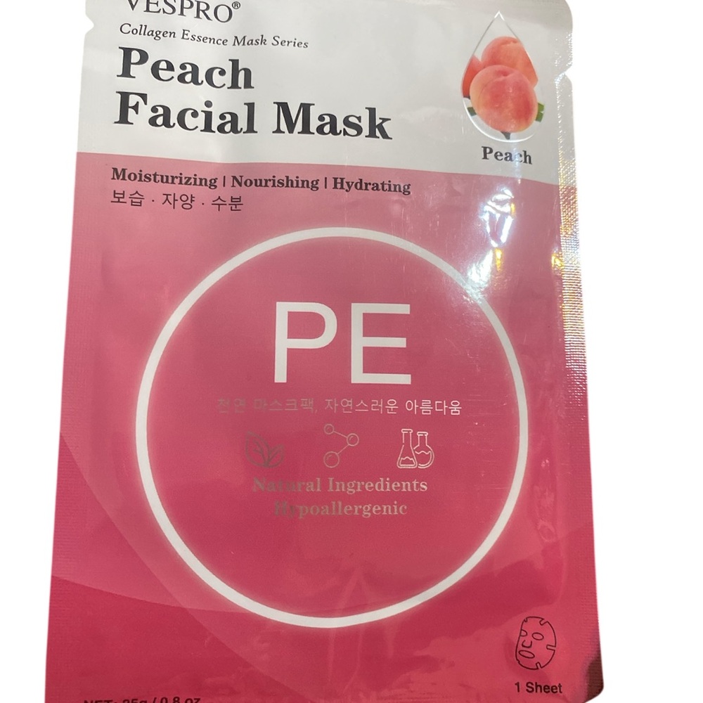 Peach Facial Mask - Pink